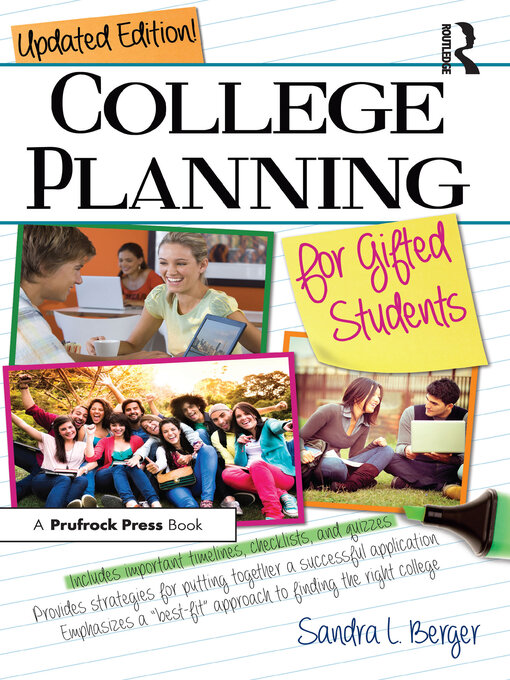Title details for College Planning for Gifted Students by Sandra L. Berger - Available